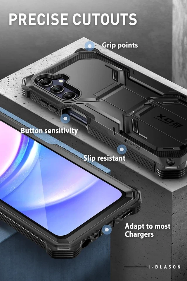 i-Blason Armorbox Kickstand & Holster Case For SamsungGalaxy A15 5G Screen Cover - Image 4 of 4