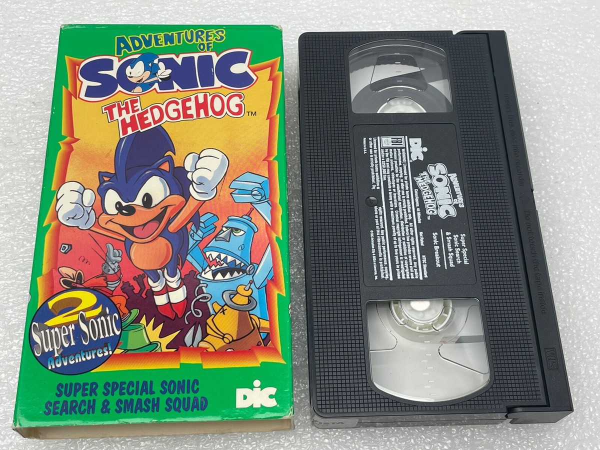 VHS DIC THE ADVENTURES OF SONIC THE HEDGEHOG SUPER SPECIAL SEARCH