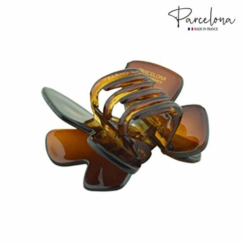 Piccolo set di 2 artigli per capelli celluloide farfalla francese Parcelona - Foto 4 di 6