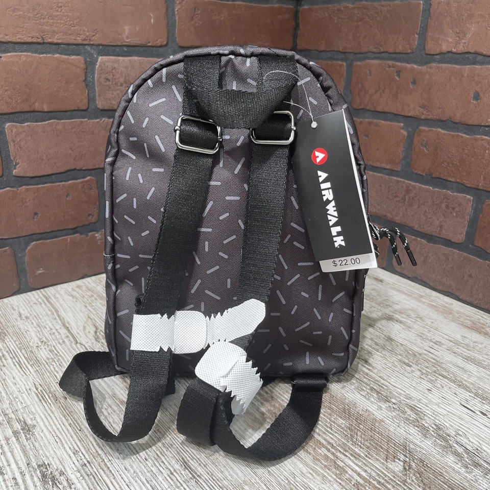 Mini Mochila Airwalk Running Hombre 10' Negra Roja NUEVA CON ETIQUETAS Foto 4 de 4