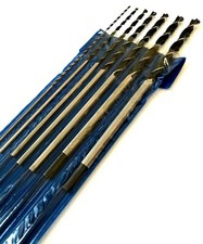 7pc PTC 12" INDUSTRIAL WOOD BORING BRAD POINT DRILL BITS BIT SET 1/8" - 1/2"