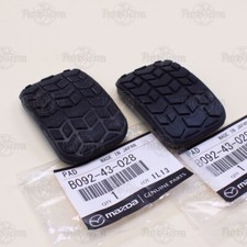 New Genuine Oem Mazda 323 Mazda Miata Clutch And Brake Pedal Pads X2 B092-43-028