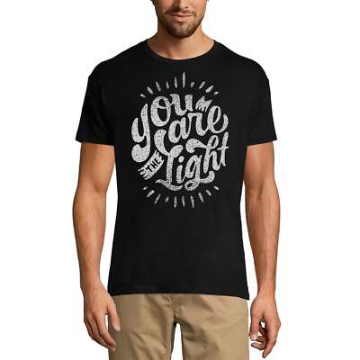 ULTRABASIC Herren T-Shirt Du bist das Licht You Are Light T-Shirt Vintage