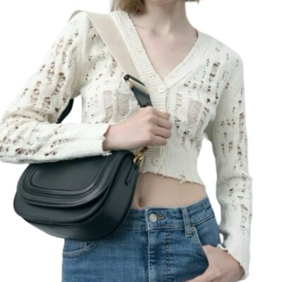 Zara Shoulder Crossbody Flap Bag Removable And Adjustable