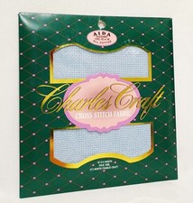 Charles Craft 14 Count Blue Ridge Aida Cross Stitch Fabric 12" x 18" Cotton
