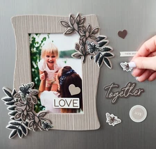 Creative Memories Bee Happy Magnetic Frame Set, Customizable (for 4x6 photo)