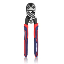 WORKPRO 8-inch Mini Bolt Cutter with Bi-Material Ergonomic Handle Security Lock