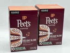 Peet's Coffee Holiday Blend Dark Roast Coffee 20K-Cup PODS - READ DESCRIPTION