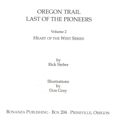Oregon Trail : Last of the Pioneers by Rick Steber, signed by author - Picture 6 of 6