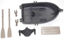 Barca a Remi Scialuppa Nuova Versione Grigio Stemma Playmobil Per Marino Pirati