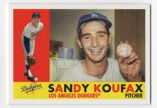 Sandy Koufax 2020 Topps Transcendent Through The Years VIP Party Card 1960 /50