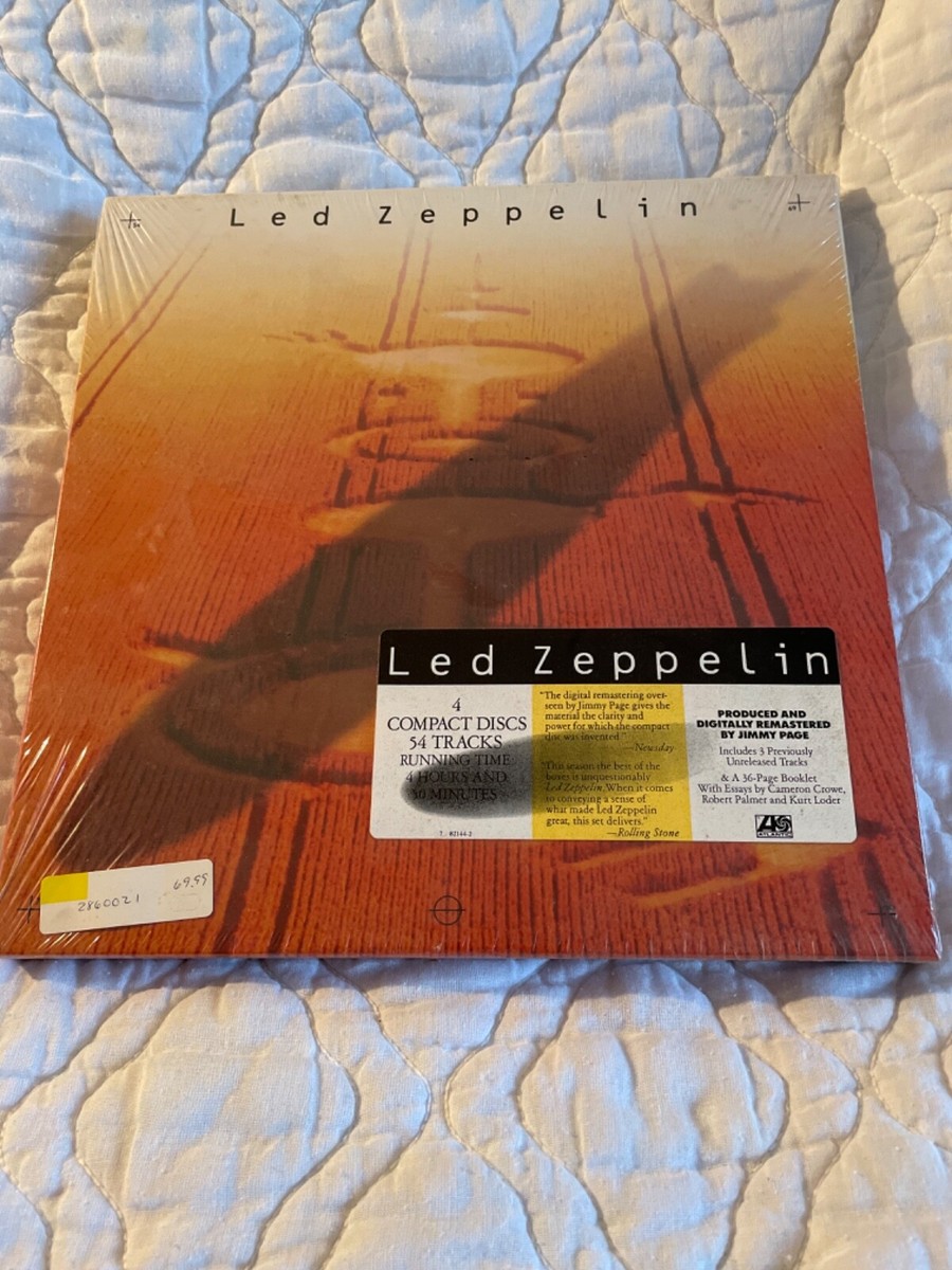 LED ZEPPELIN 4-DISC CD BOX SET NEW 1990 ATLANTIC ORIGINAL 7 82144
