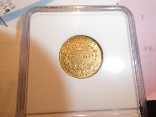 Australia 1870 Sydney Mint Sovereign - PCGS AU50 - Picture 4 of 4