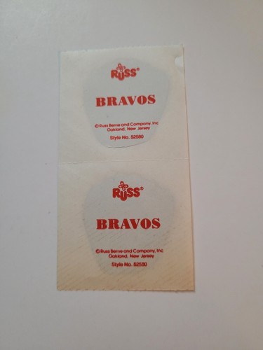 Vintage 1980's RUSS Sticker Square Baseball glove - Picture 5 of 5