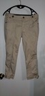 Cache Cropped Capri Loose Fit  Pants Khaki Beige Tan Size 0 30x22 Women — photo 1