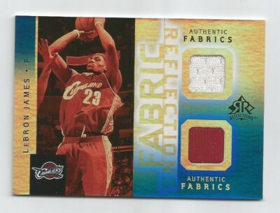 LEBRON JAMES 23/25 FABRIC REFLECTIONS GU WARMUP & ALL STAR GAME!  23! 40,000 PTS