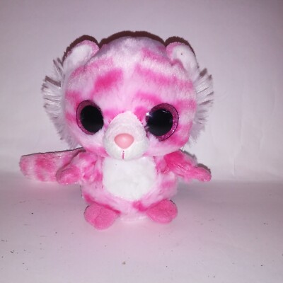 YooHoo & Friends Plush Stuffed Animal Pink White Tiger Kids Toys Pretend Play