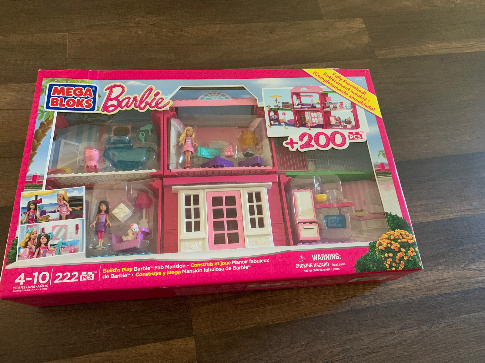 mega bloks barbie fab mansion