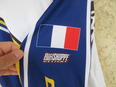 Maillot BMX Julian Perrier N°818 - St Etienne - Hot Shoppe Designs - Taille M