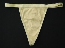 NEW Victoria's Secret VTG 100 Cotton Signature V-String Thong Panties MEDIUM