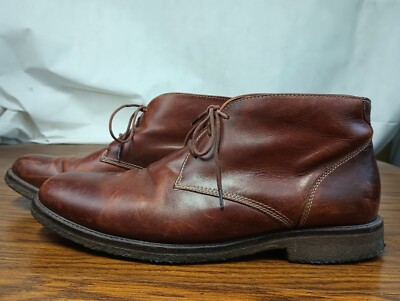 Johnston & Murphy Brown Leather Lace Up Chukka Boots Size 13M Men main image 4