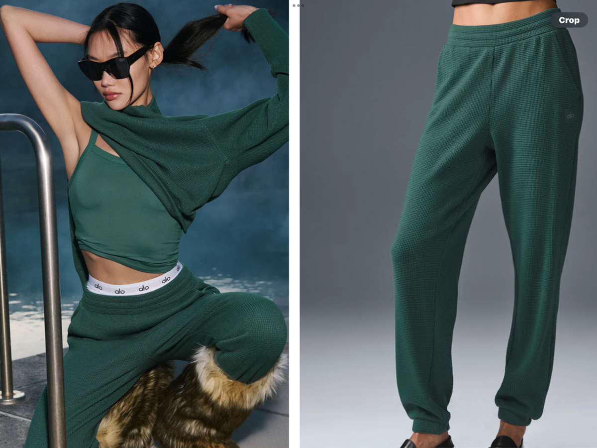 Alo yoga パンツ Alo Yoga Cable Knit Winter Bliss Pant Ivory XXS | eBay