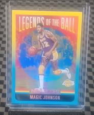 Magic Johnson 2020-21 Panini NBA Hoops Legends of the Ball Foil Insert #3 Lakers