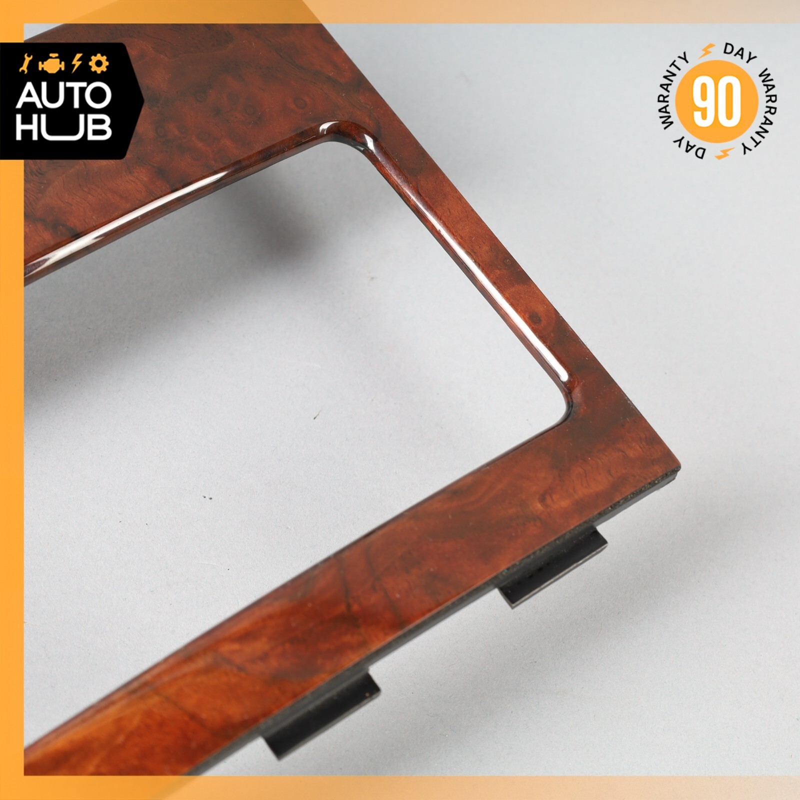 03-10 Bentley Continental GT Coupe Rear Center Console Trim Bezel Wood OEM 31k