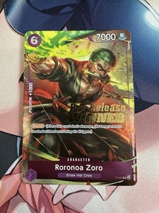 Zoro Pre Release Winner | eBay
