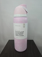 Owala FreeSip Stainless Steel Water Bottle / 32oz / Color: Ribbon Toile