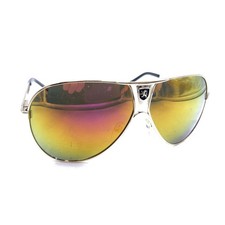 Khan KN-1173-CM Gold Aviator Sunglasses Gray Mirrored Lens 135 Designer Fashion