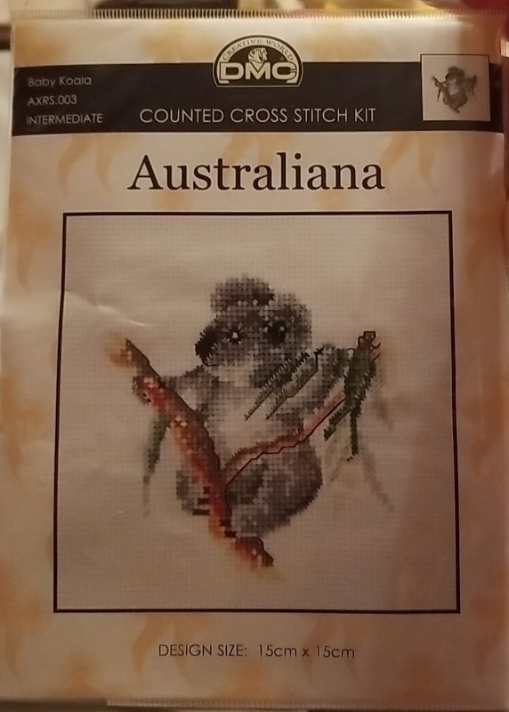 Baby Koala AUSTRALIANA Intermediate Counted Cross Stitch Kit
