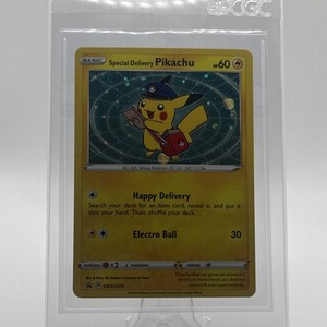 ポケモンカードゲーム Special Delivery Pikachu CGC 8.5 Special Delivery Pikachu SWSH074 Holo Promo Black Star
