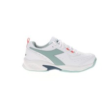 diadora S. Challenge 5 Super Light Tennis Youth Boys White Sneakers Athletic Sh
