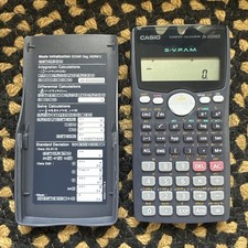 Casio FX-100MS Scientific Calculator with Cover Tested Working Great Condition