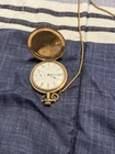 1903 Elgin Pocket Watch Running Antique Gold-Filled w/ Chain Vintage USA