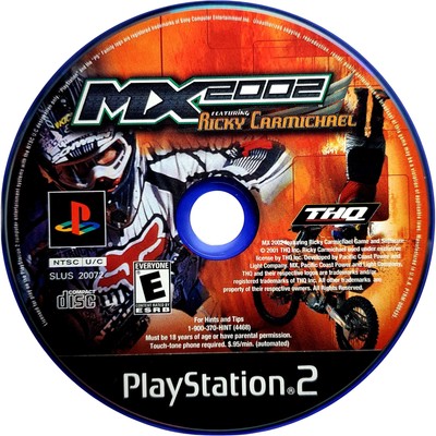 MX 2002 Featuring Ricky Carmichael (Sony PlayStation 2, 2001) for