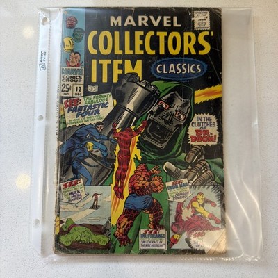 MARVEL COLLECTOR'S ITEM CLASSICS # 12 - 1967 FANTASTIC FOUR-DR. DOOM-IRON MAN