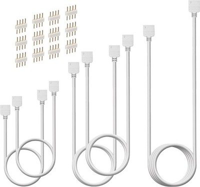Extension Wire, Comes with 3 Types of Length, Include 2X 3.3ft, 2X 6.6ft and