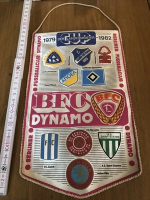 bfc dynamo wimpel/fanion Uefa Cup 1979-1982