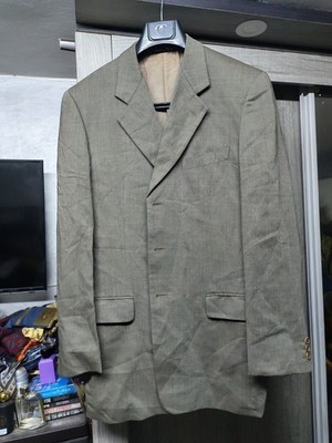 Vintage Mani by Giorgio Armani wool blend classic brown 3 button
