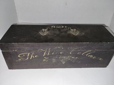 Wine Box w Lid & Handle 13" x 4" 2003 Angela Staehling