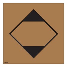 3-1/2" x 3-1/2" Limited Quantity Brown Kraft Blank Labels 500 per Roll 