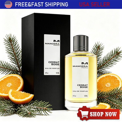 Mancera Cedrat Boise Eau De Parfum 4 oz /120 ml Unisex EDP Spray Sealed & NIB