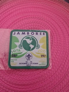 JOTA JAMBOREE ON THE AIR 16_18 OCTOBER 2015 SCOUT BADGE