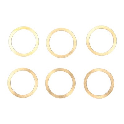 6Pcs IN 14 Nixie Tubes Copper DIY Clock Decorative Rings For IN 14 Nixi BEA