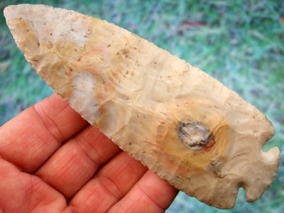 Super Fine Colorful 5 1/2 inch Ohio Flintridge Dovetail Point wt COA ...