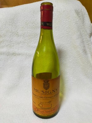 1976 DOMAINE COMTE GEORGES DE VOGUE MUSIGNY (empty) Glass Bottle From Japan