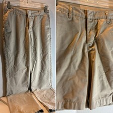 Lot 2 Boys Flynn OHara School Uniform Pants Sz 14R Shorts Sz 12 R Beige Used