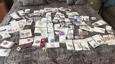 Lot Of 90 Assorted Handmade Barrettes see Photos